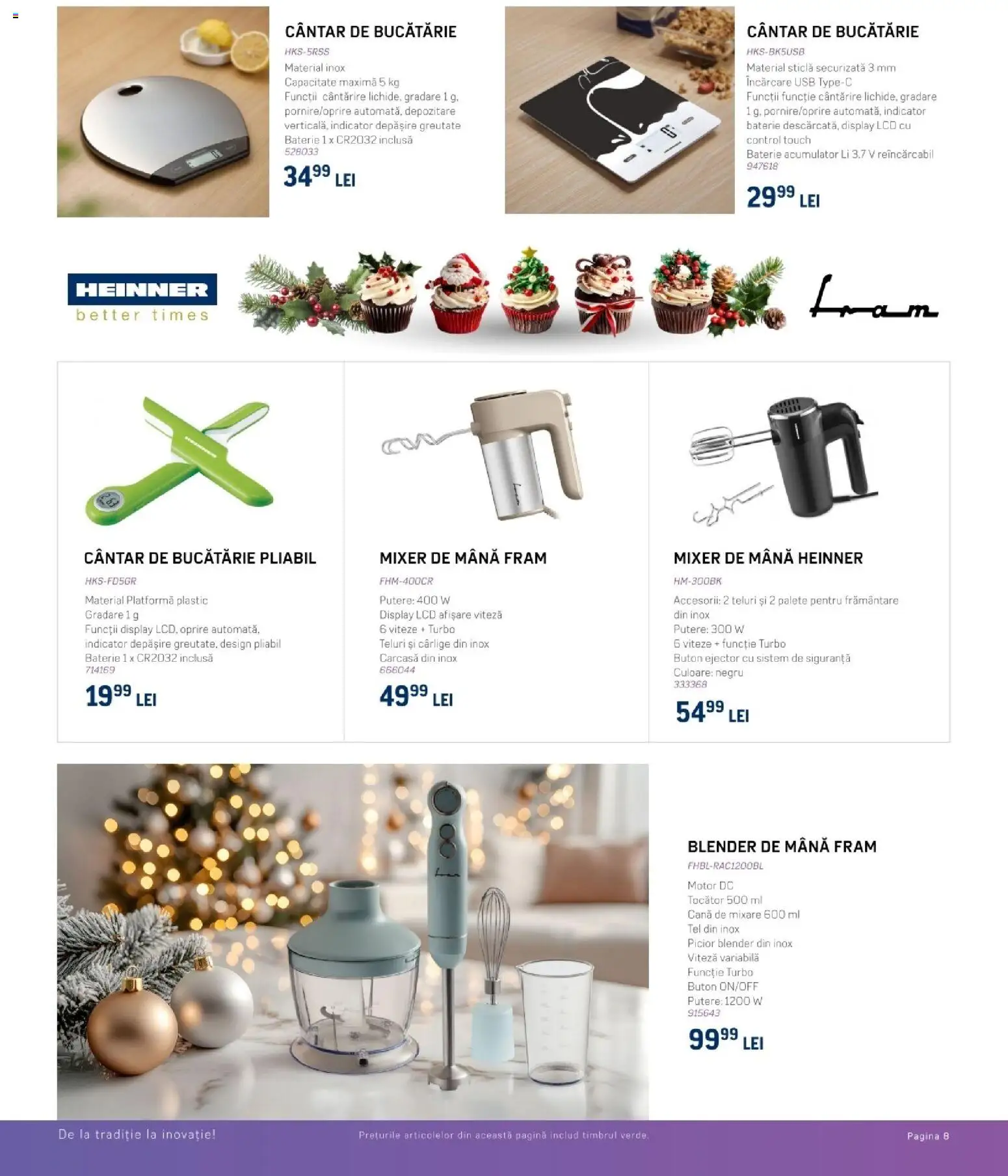 Noul catalog Selgros – valabil de la 06.12.2025 | Pagină: 9 | Produse: Blender, Usb, Mixer, Bucătărie