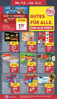 Aldi Prospekt 	 ab 09.02.2026 gültig | Seite: 9 | Produkte: Creme noblesse, Spargel, Creme, Toilettenpapier