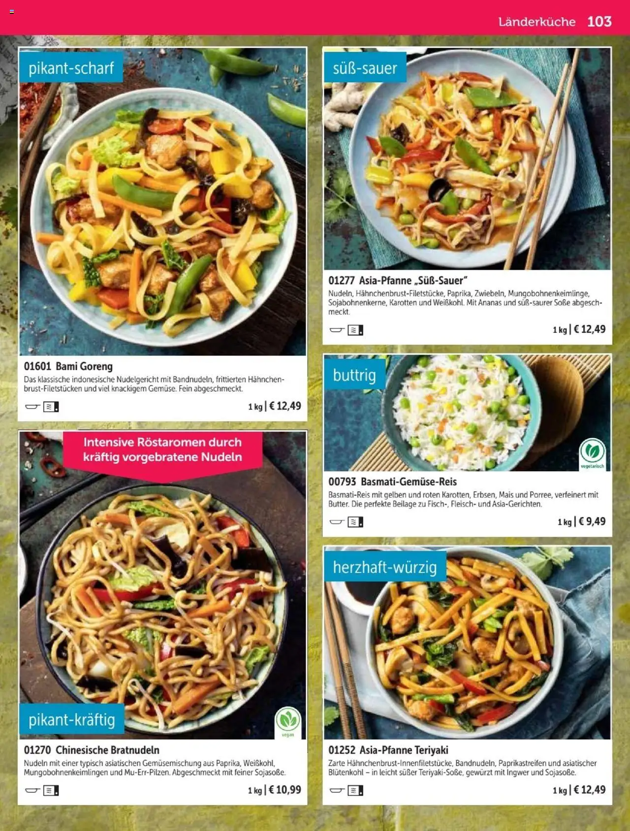 Bofrost Katalog – gültig ab 07.09.2025 | Seite: 103 | Produkte: Basmatireis, Ananas, Soße, Nudeln