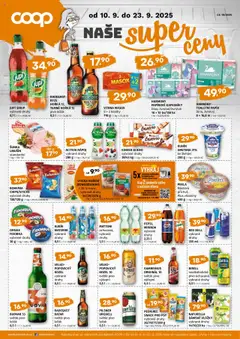 Náhled letáku Coop leták - Super cena od 10.09.2025
