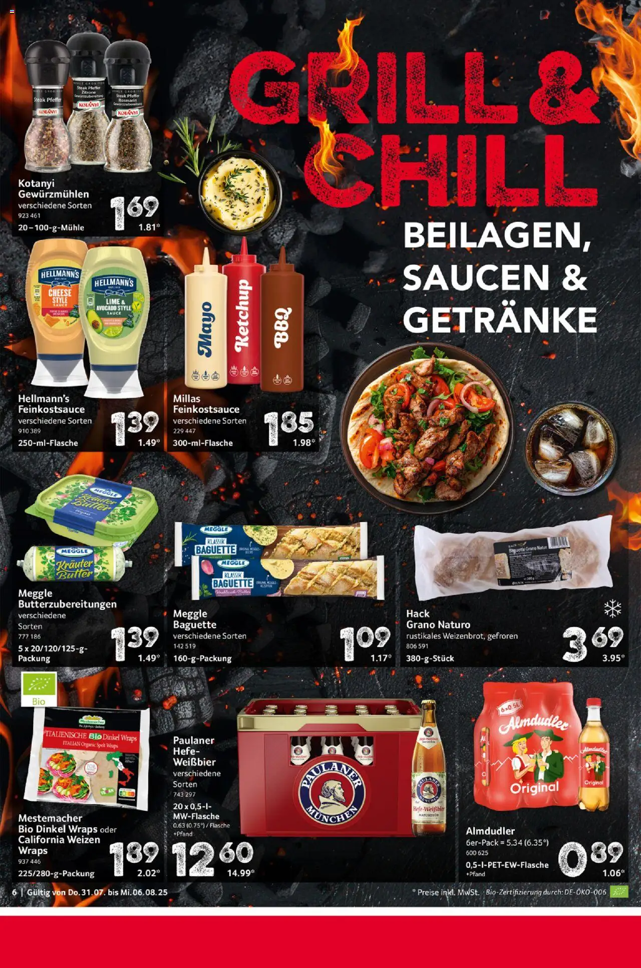 Selgros Prospekt 	 - gültig ab dem 31.07.2025 | Seite: 6 | Produkte: Avocado, Pfeffer, Ketchup, Paulaner