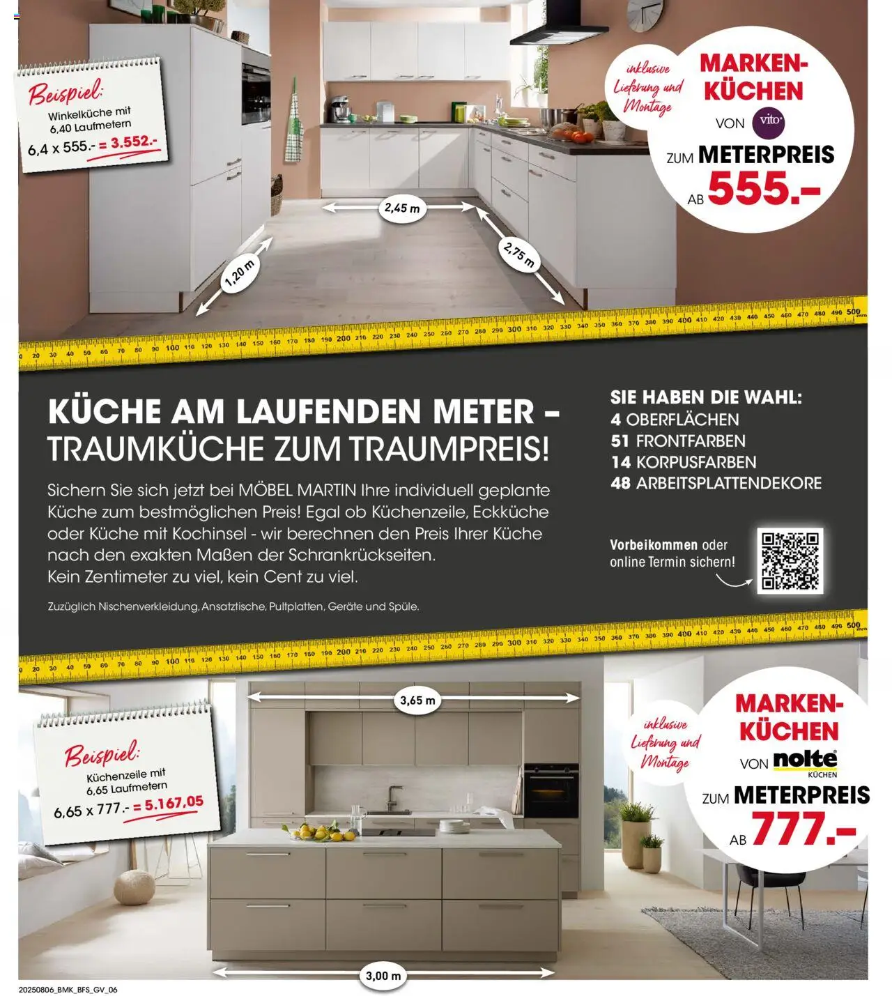 Möbel Martin Prospekt 	 - gültig ab dem 06.08.2025 | Seite: 6 | Produkte: Küchenzeile, Küche, Kuchen