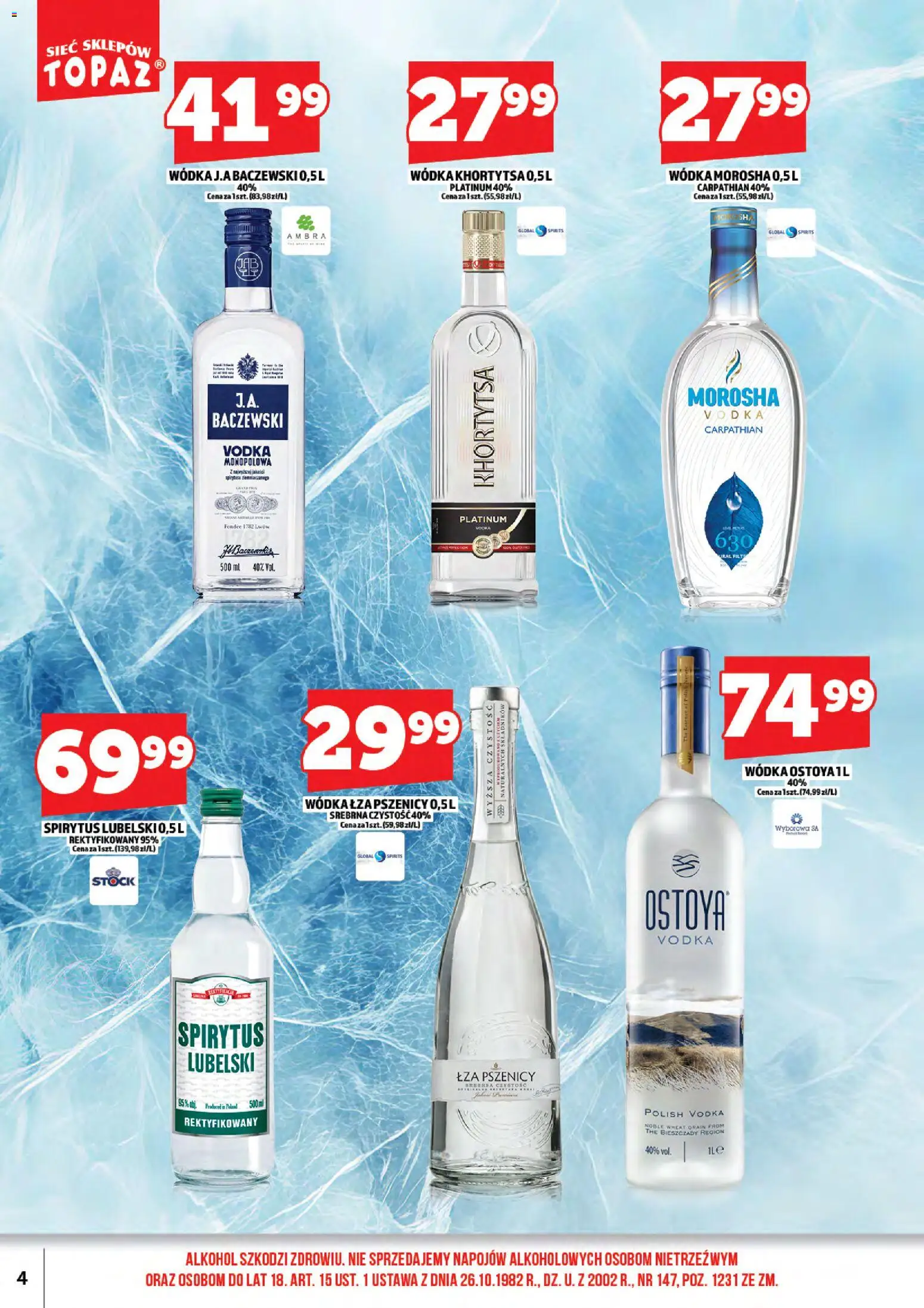 Topaz gazetka alkoholowa od 16.03.2025 | Strona: 6 | Produkty: Vodka, Alkohol, Wódka