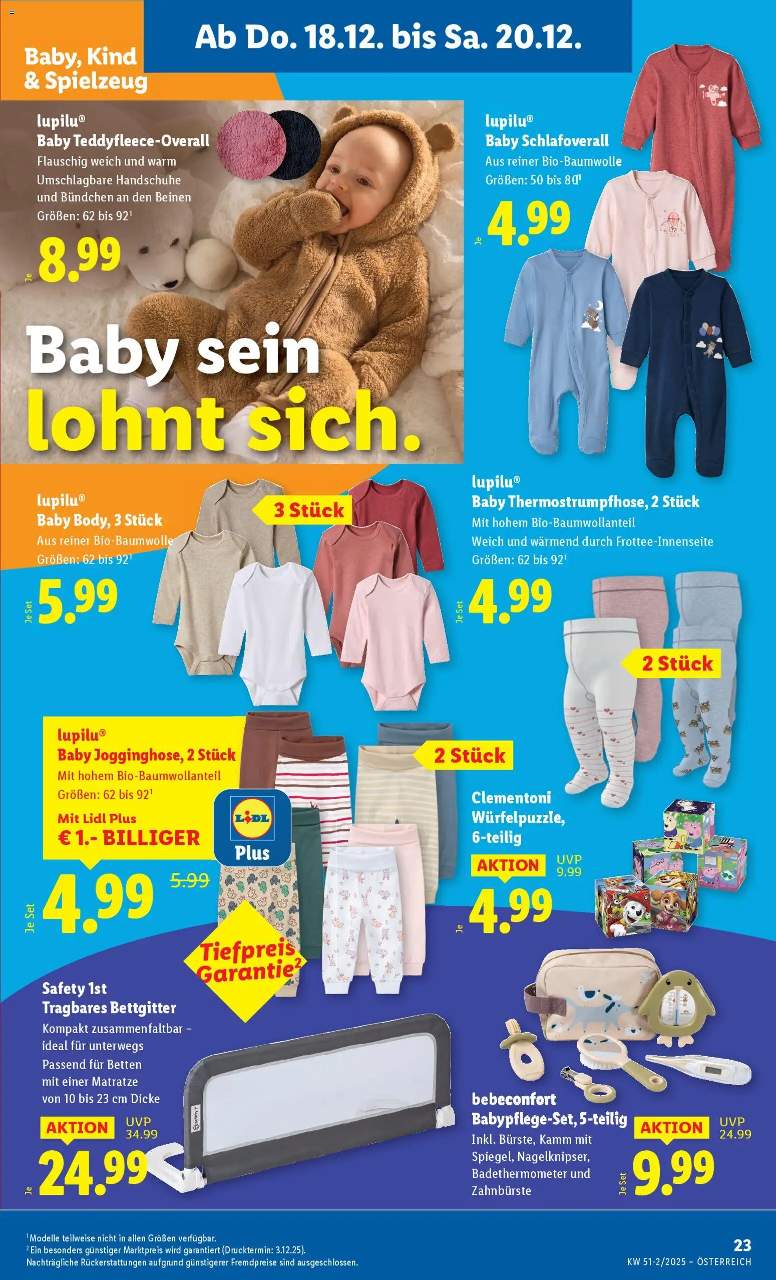 Lidl Flugblatt - Altenmarkt im Pongau, St. Johann im Pongau, Zell am See gültig ab 18.12.2025 | Seite: 25 | Produkte: Handschuhe, Matratze, Zahnbürste