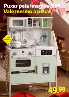 Pré-visualização Lupilu Cozinha de Brincar em Madeira, Cozinha de Brincar em Madeira, Medidas: 66x97x30 cm, Idade recomendada: a partir dos 3 anos válido de 27.10.2025 | Página: 16 | Produtos: Cozinha de brincar, Panela, Panela de pressão