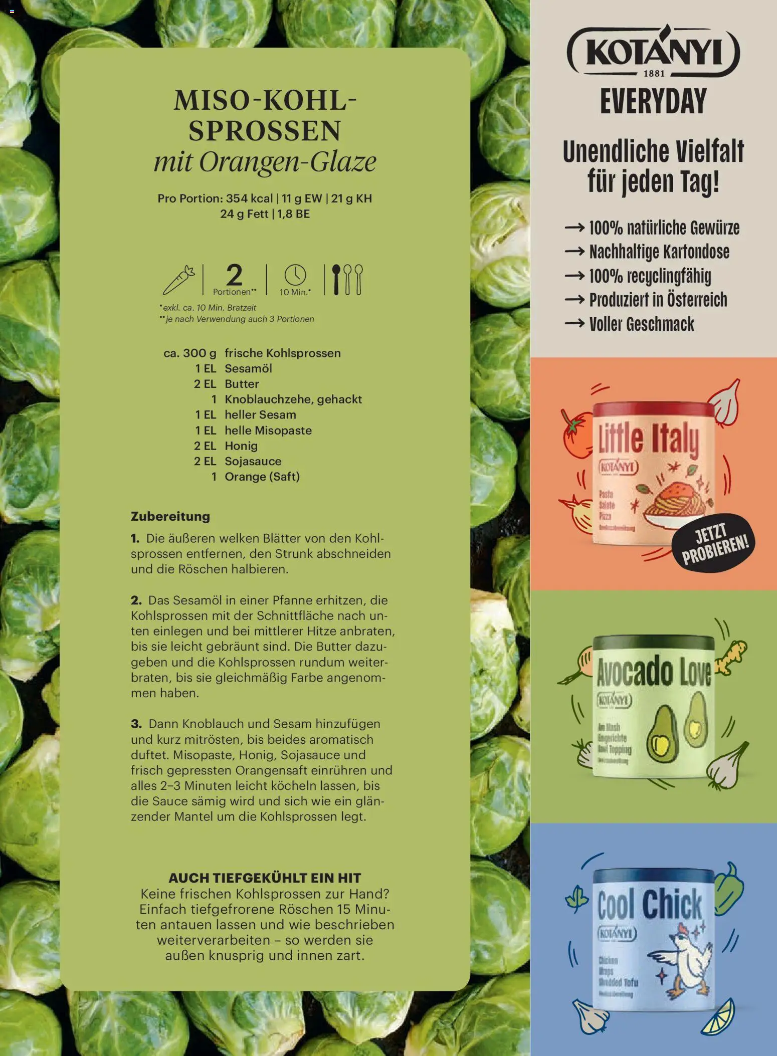 Billa  Frisch Gekocht gültig ab 01.11.2025 | Seite: 147 | Produkte: Mantel, Gewürze, Knoblauch, Saft
