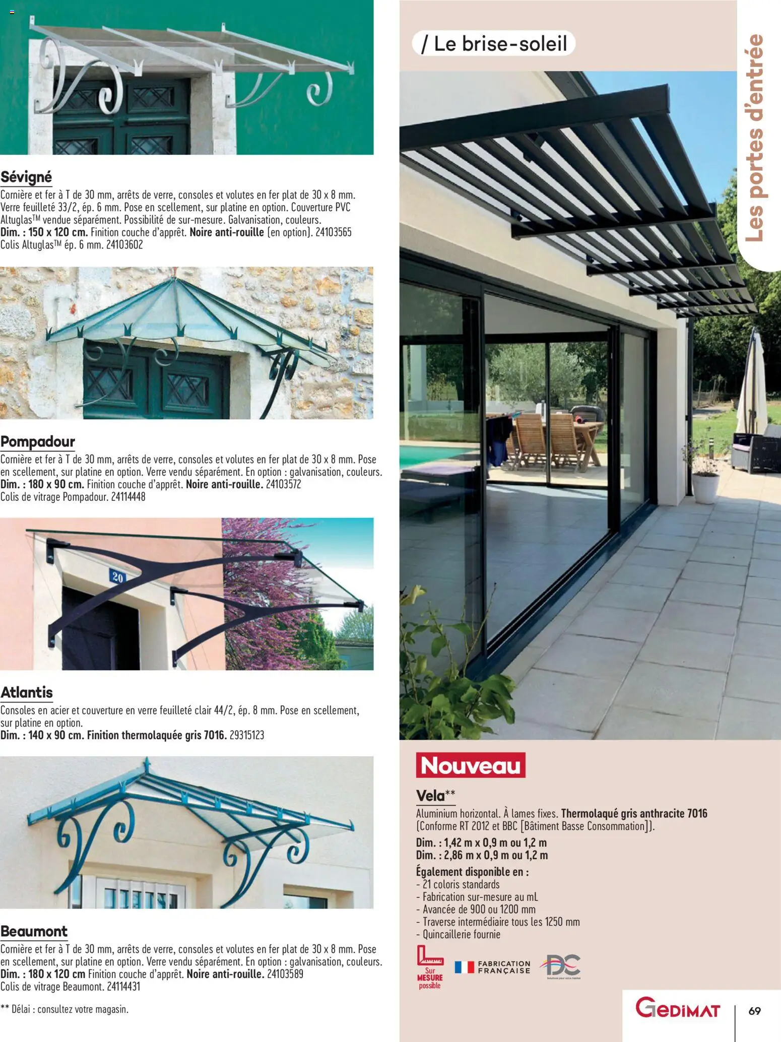 {H1} | Page: 69 | Produits: Couverture, Portes