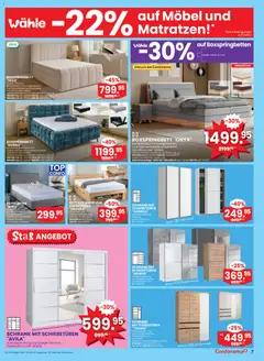 Conforama Aktionen Singles ab 05.11.2025 gültig | Seite: 7 | Produkte: Schrank, Spiegel, Bett, Boxspringbett