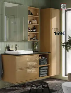 Vista previa Catálogo IKEA Baños válido desde el 01.09.2025 | Página: 17 | Productos: Almacenaje, Armario, Lavabo, Espejo