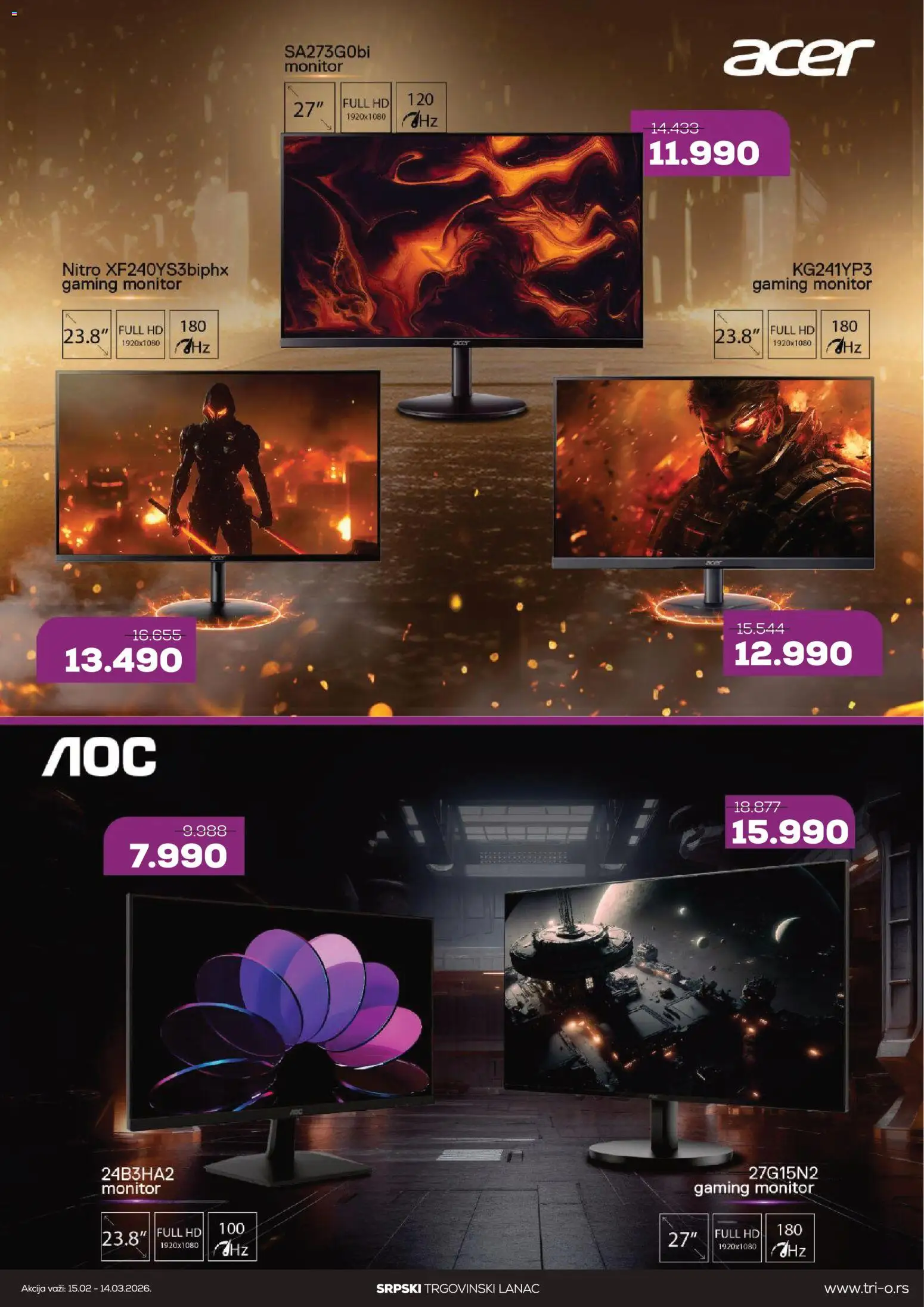 Tri O katalog - važi od 15.02.2026 | Strana: 5 | Proizvode: Monitor