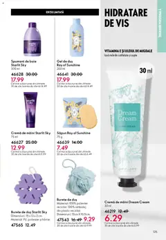 Ofertele Oriflame valabile de la 01.10.2025 | Pagină: 125 | Produse: Duș, Cremă, Cremă de mâini, Săpun
