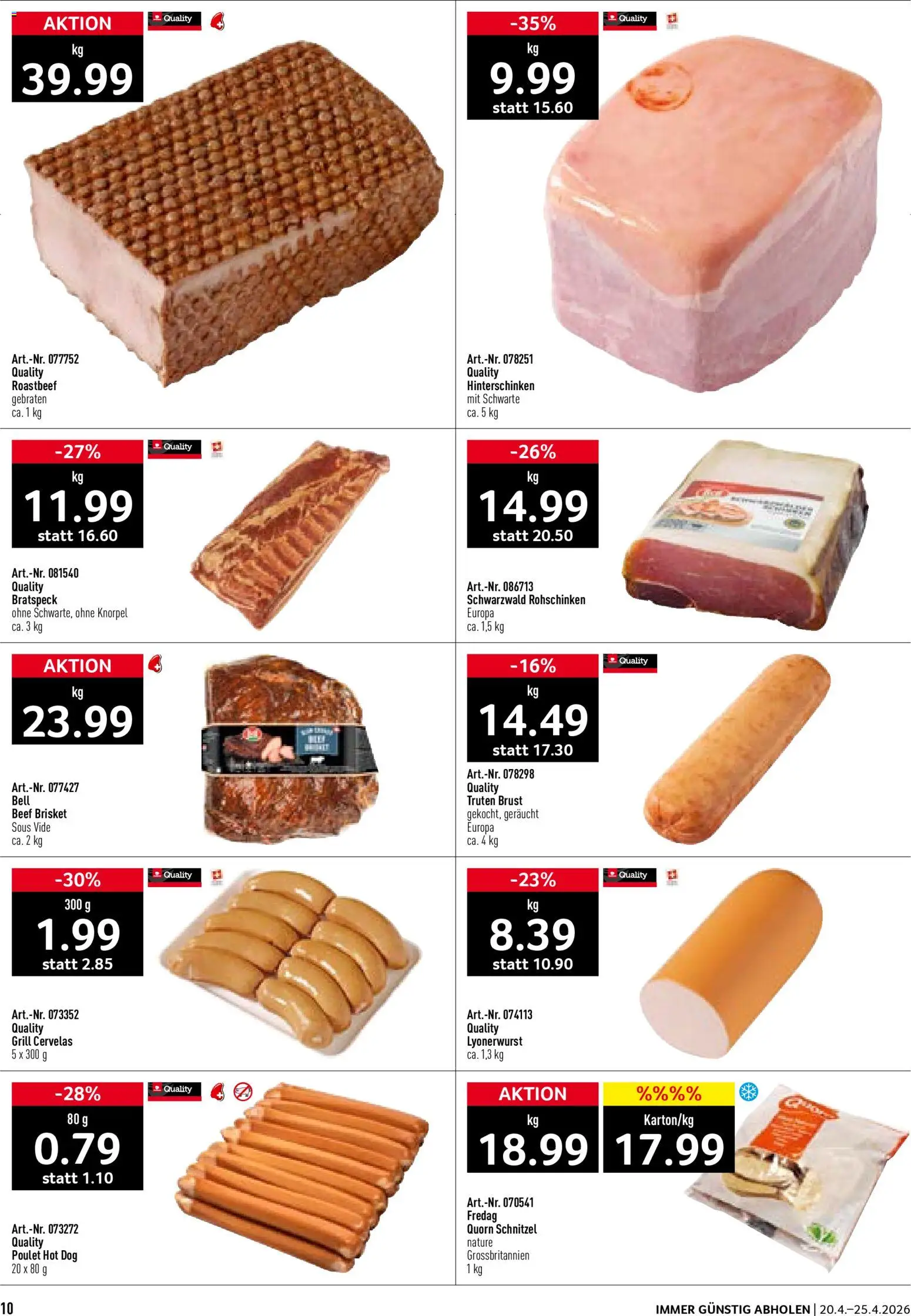 Prodega aktionen – gültig ab 20.04.2026 | Seite: 10 | Produkte: Tabasco Sauce, Grill