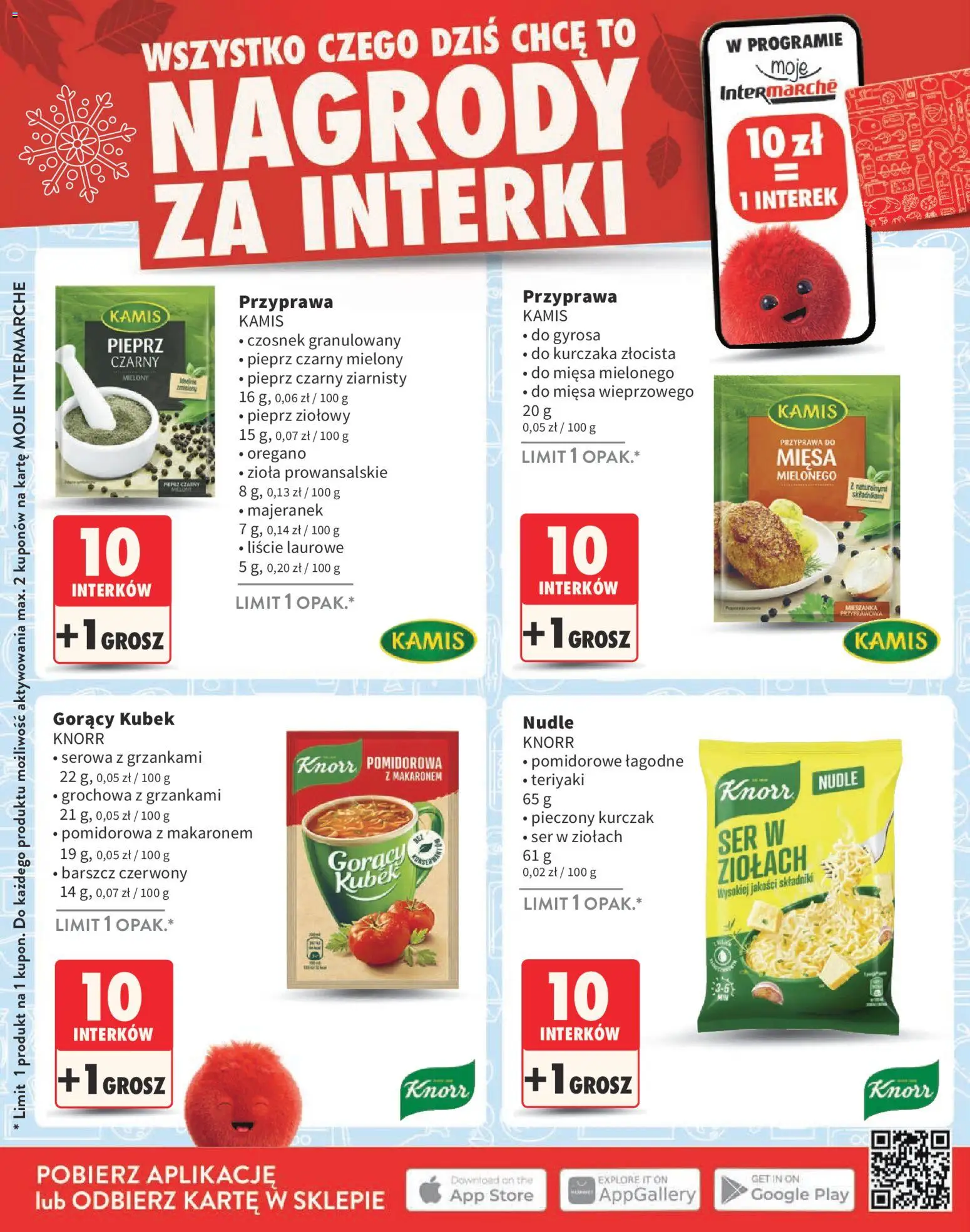 Intermarche - Katalog nagród od 03.11.2025 | Strona: 4 | Produkty: Czosnek, Barszcz, Oregano, Majeranek