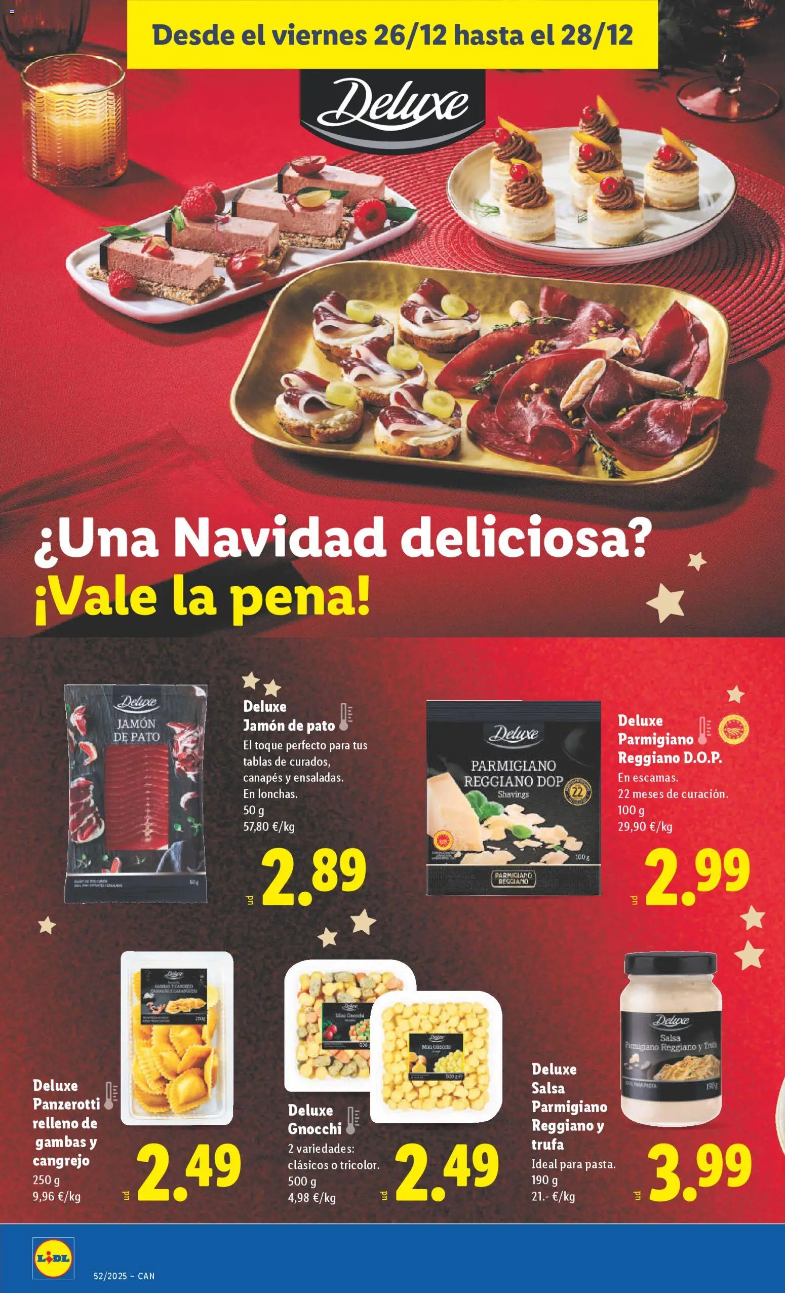 Lidl - Canarias │ válido desde el 22.12.2025 | Página: 36 | Productos: Jamón, Pasta