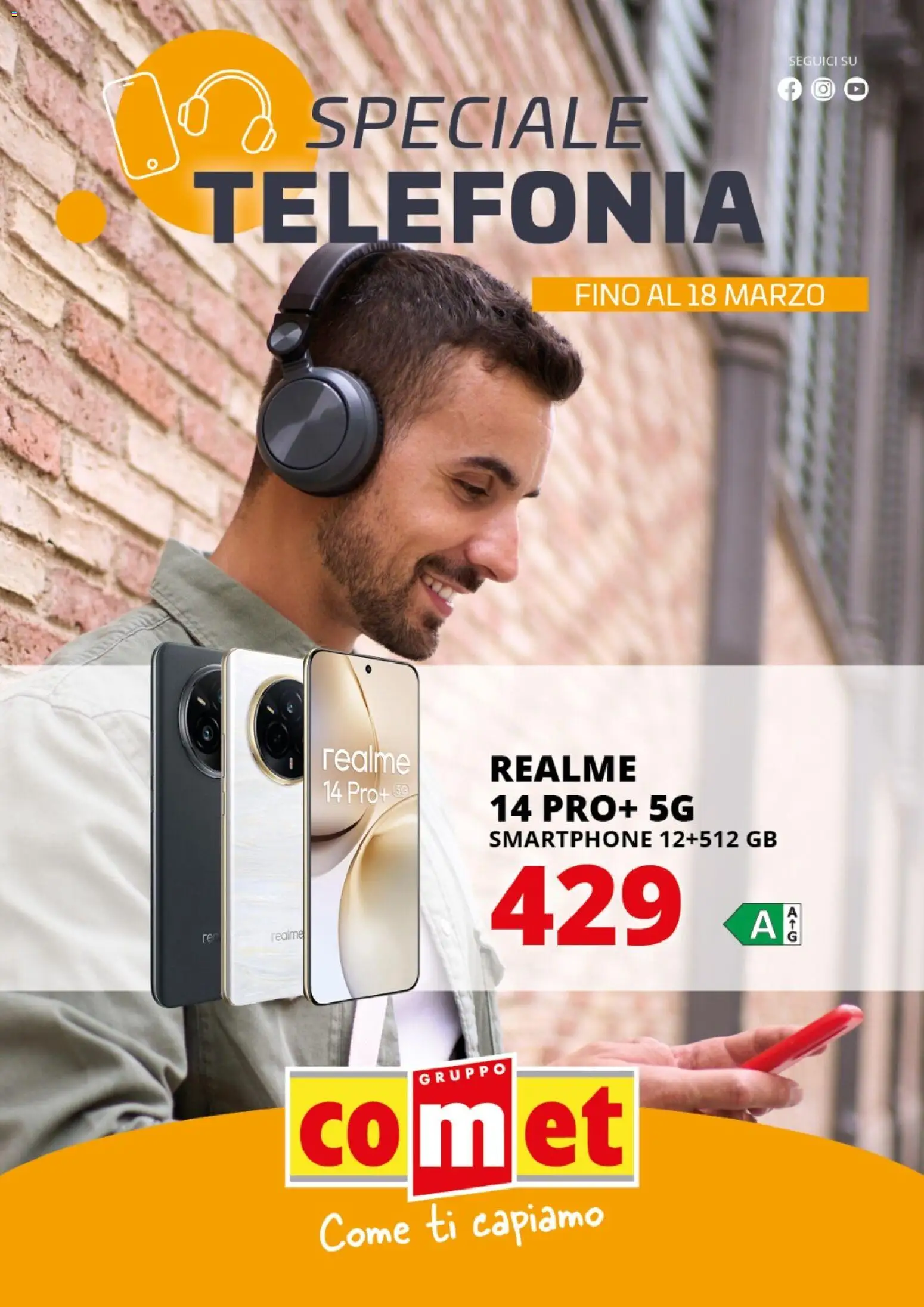 Volantino Comet del 06.03.2026 | Pagina: 1 | Prodotti: Smartphone