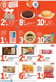 Pré-visualização E.Leclerc folheto válido de 23.10.2025 | Página: 32 | Produtos: Forno, Açai, Frango, Bolachas