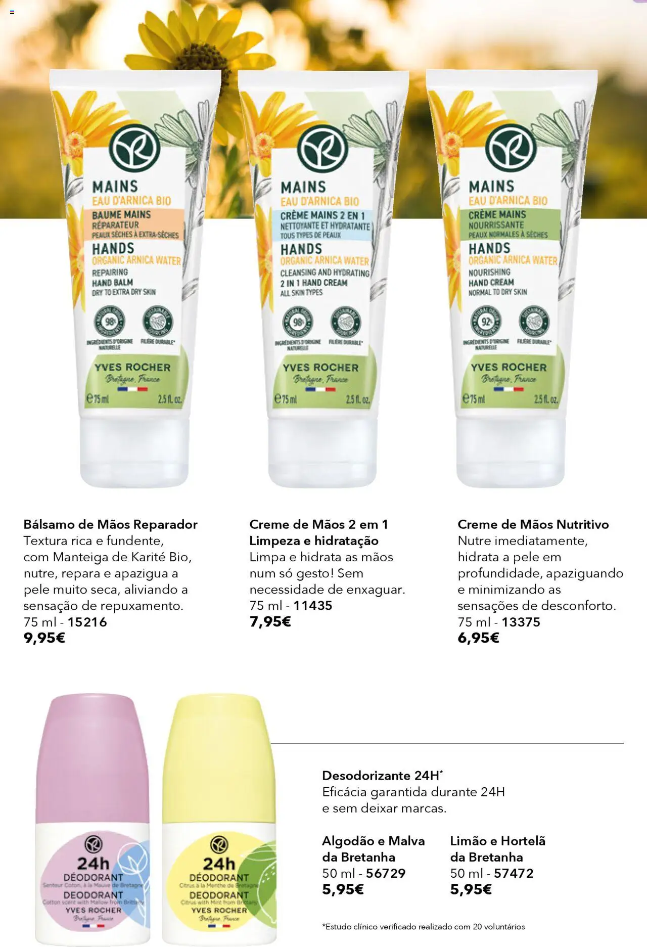 Yves Rocher catálogo 10 │ válido de 31.07.2025 | Página: 56 | Produtos: Algodão, Hortelã, Desodorizante, Manteiga