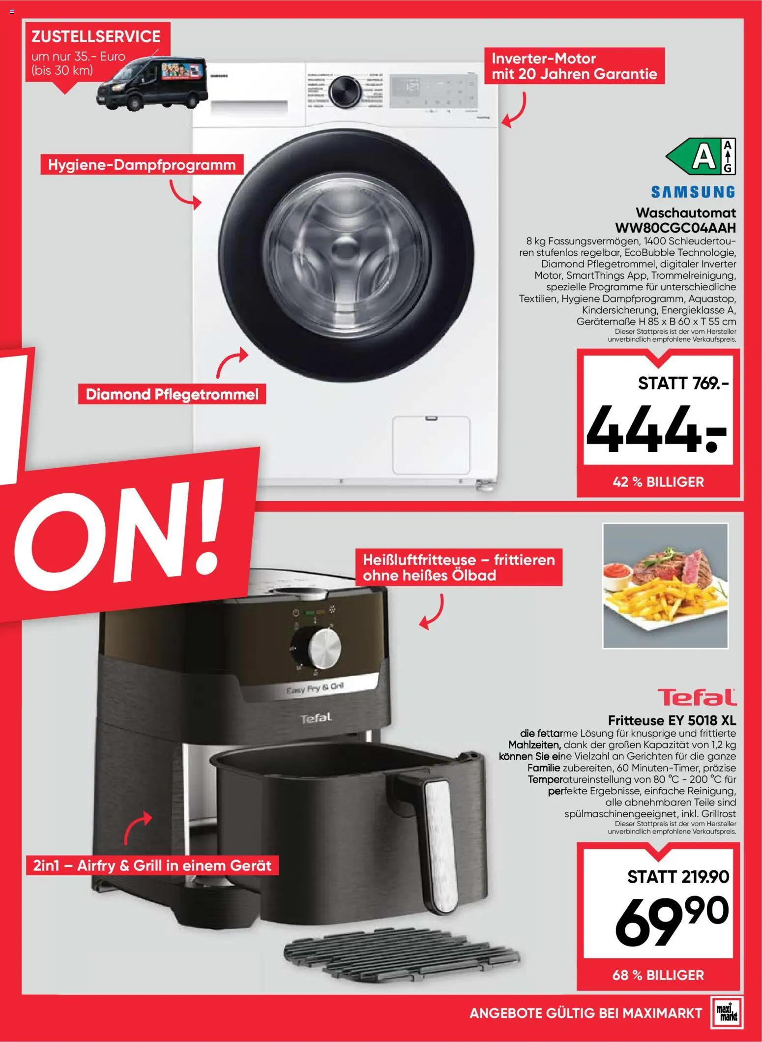 Maximarkt Flugblatt gültig ab 30.10.2025 | Seite: 23 | Produkte: Grill, Samsung