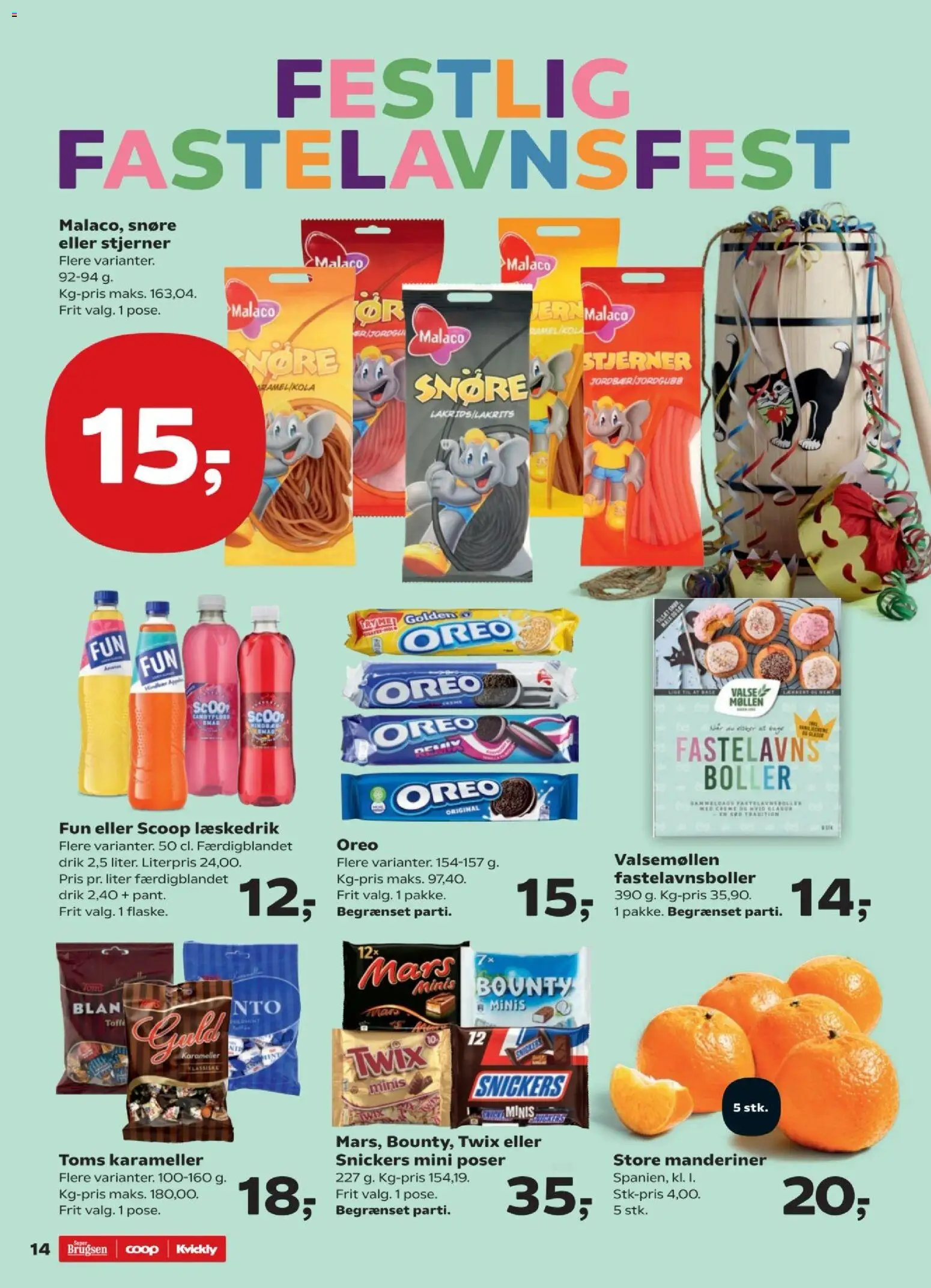 Super Brugsen tilbudsavis – gyldig fra 06.02.2026 | Side: 15 | Produkter: Creme, Karameller, Oreo