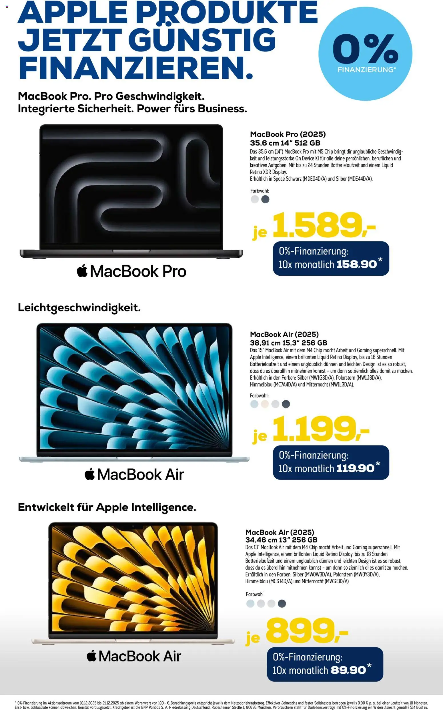 Euronics  Aktueller Prospekt – gültig ab 10.12.2025 | Seite: 12 | Produkte: Macbook, Apple