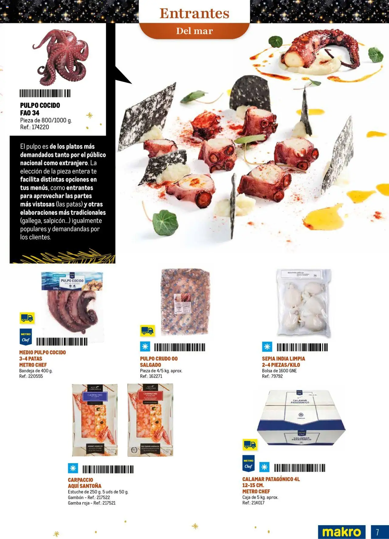 Makro - Comidas y Cenas de Navidad Canarias │ válido desde el 03.10.2025 | Página: 7 | Productos: Té, Bolsa, Bandeja, Caja