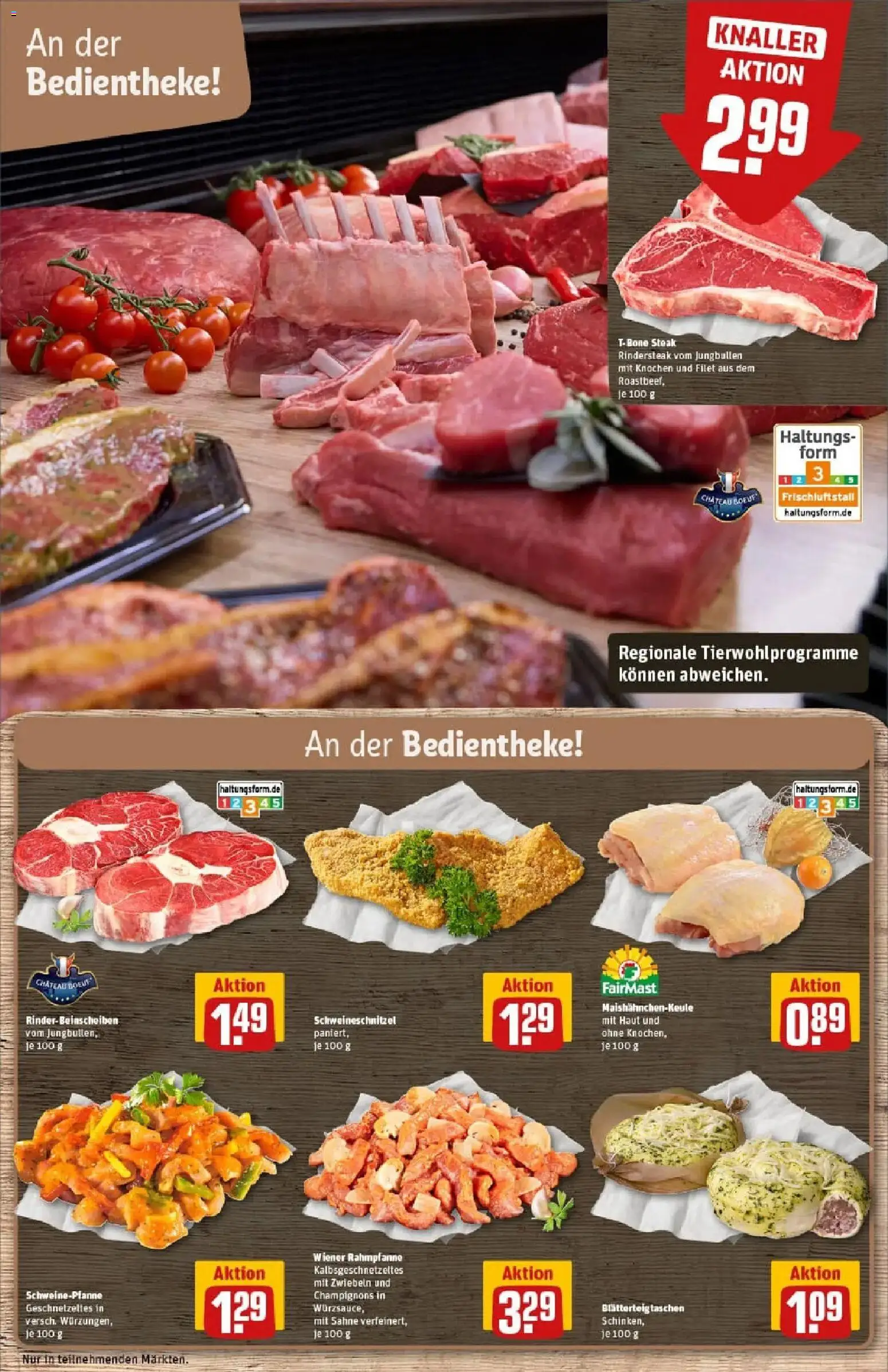 Rewe prospekt Alfter / Oedekoven	 – gültig ab 26.01.2026 | Seite: 10 | Produkte: Champignons, Zwiebeln, Steak, Sahne