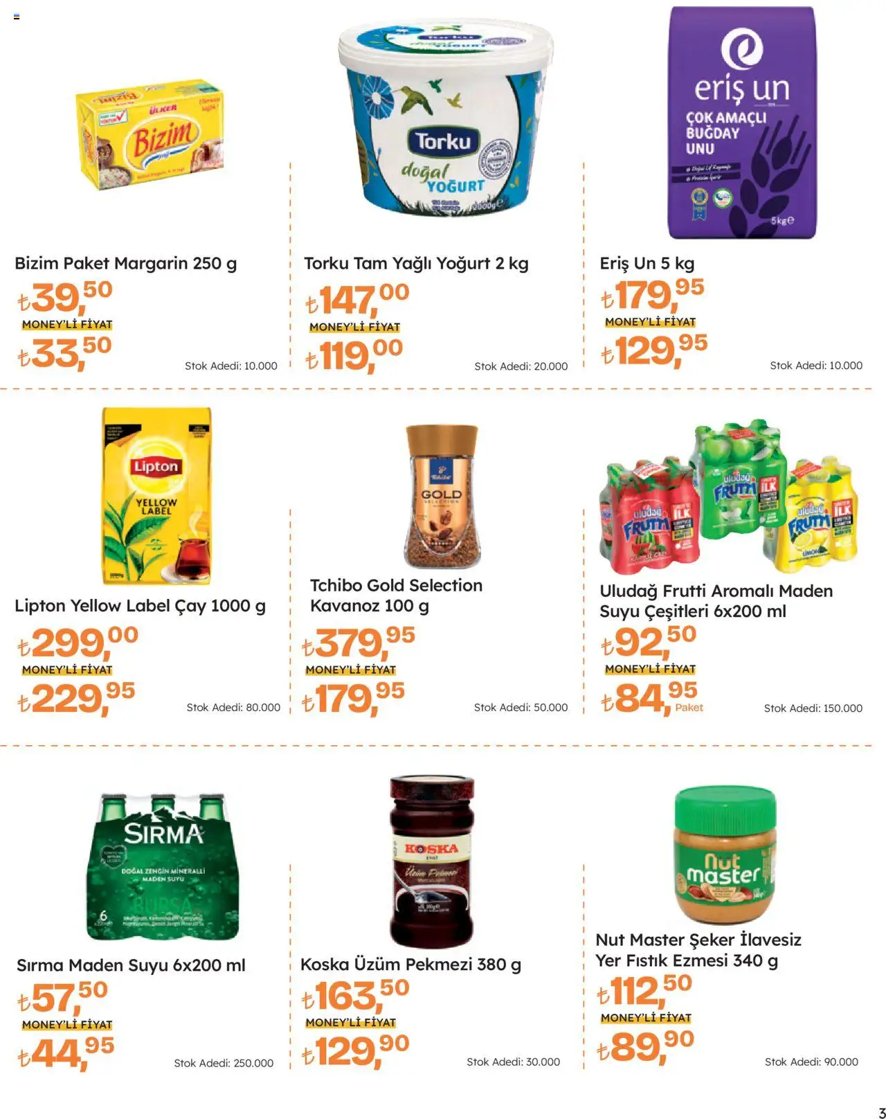 Migros Katalog - Migros Jet Dijital - 09.10.2025 tarihinden itibaren geçerlidir | Sayfa: 3 | Ürünler: Fıstık, Çay, Şeker, Maden suyu
