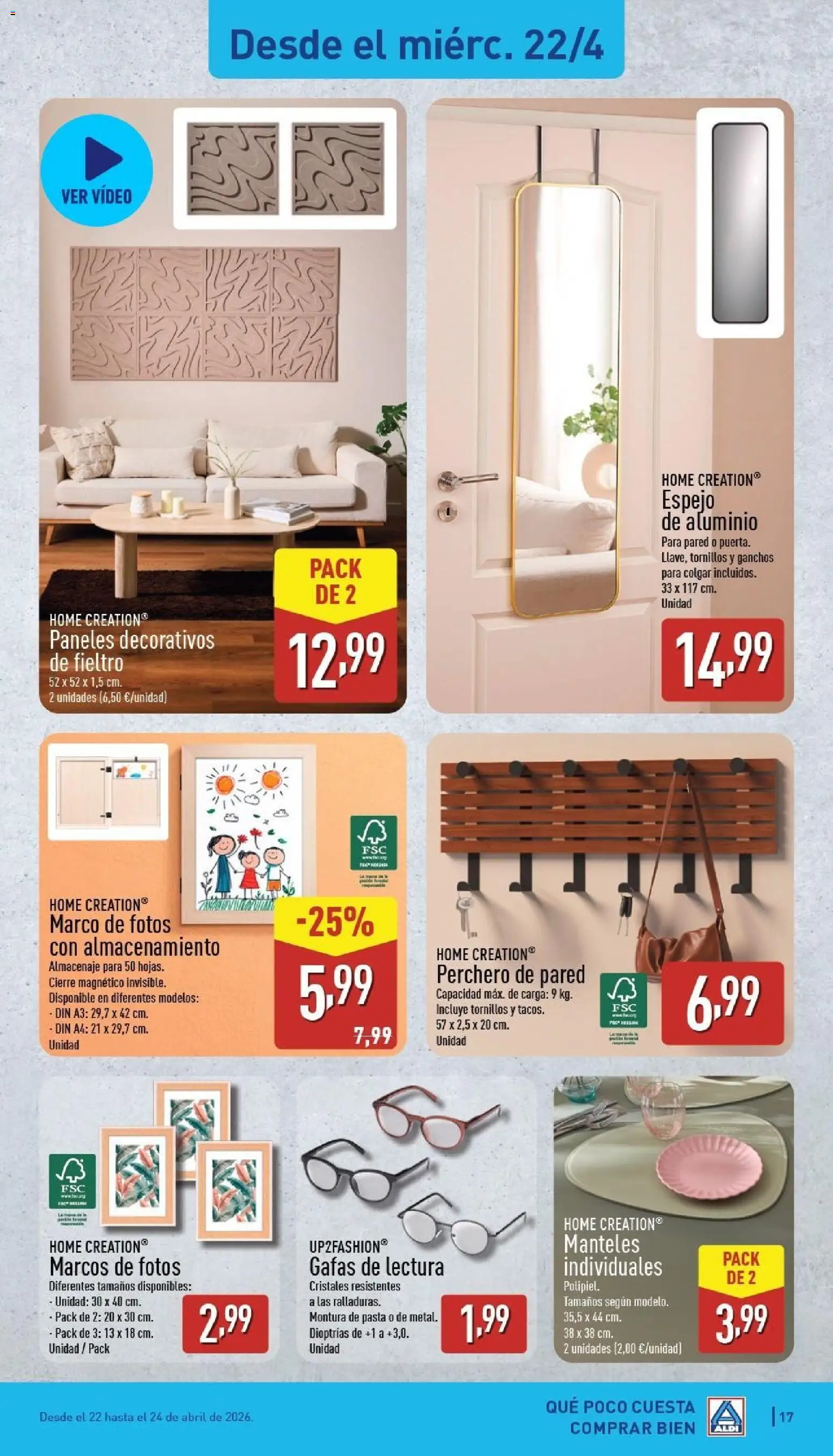 Aldi folleto Península │ válido desde el 20.04.2026 | Página: 17