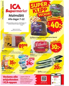 ICA Supermarket - Linköping - Förhandsvisning av reklamblad från butik ICA Supermarket aktuell från 10.11.2025