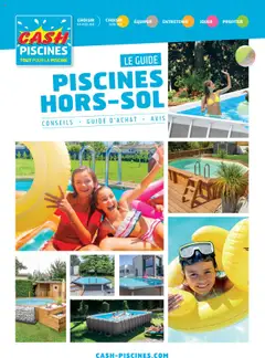 Cash Piscines - Prévisualisation de Cash Piscines Guide piscines hors-sol valide à partir de 01.03.2024
