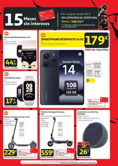 Vista previa Alcampo - Black Friday Canarias válido desde el 20.11.2025 | Página: 5 | Productos: Patinete, Smartphone, Cámara, Disco