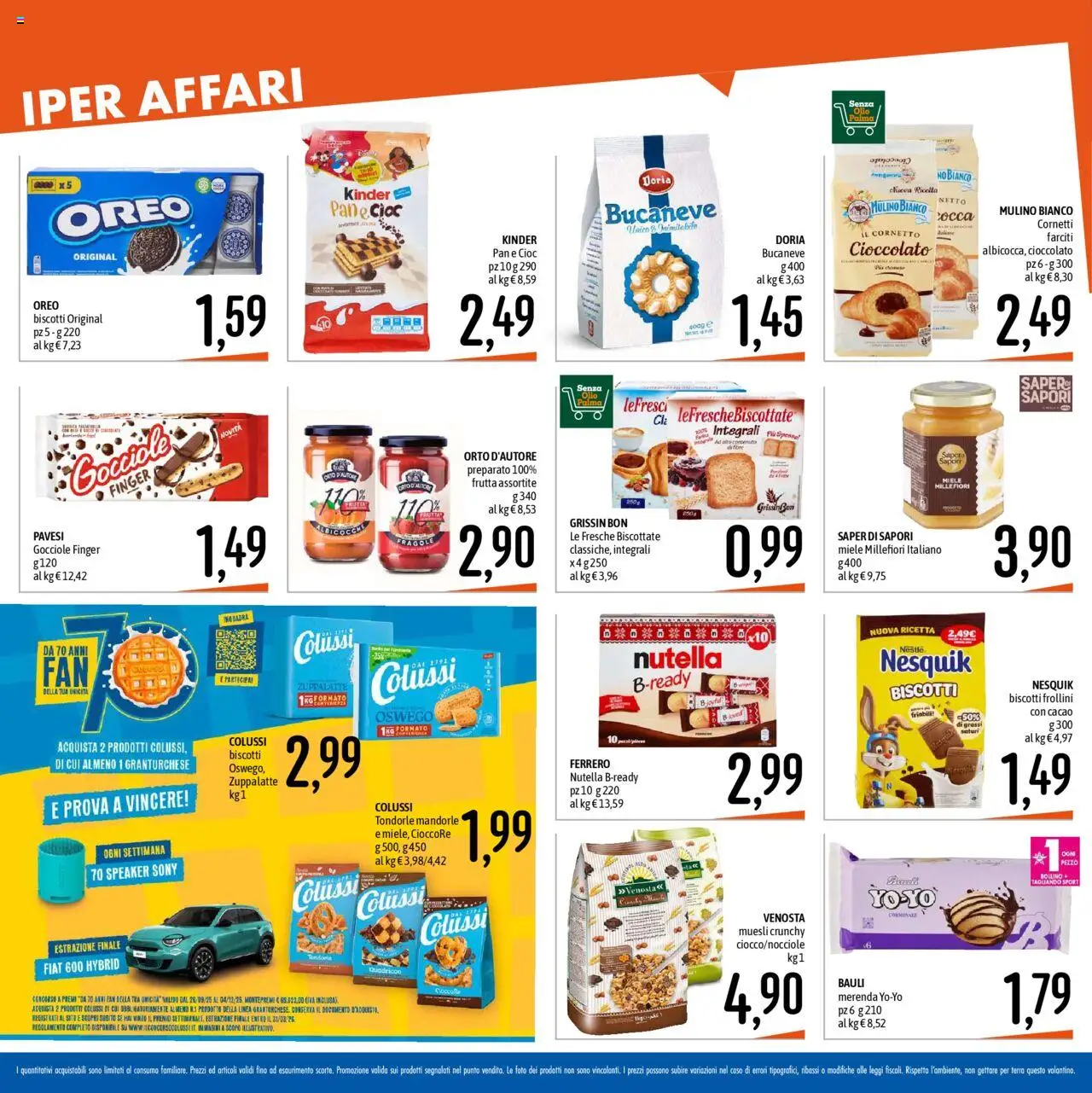 Volantino Emisfero del 20.10.2025 | Pagina: 4 | Prodotti: Muesli, Frutta, Speaker, Terra