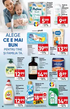Ofertele Profi valabile de la 04.02.2026 | Pagină: 12 | Produse: Prosoape de bucătărie, Săpun, Balsam de rufe, Săpun lichid