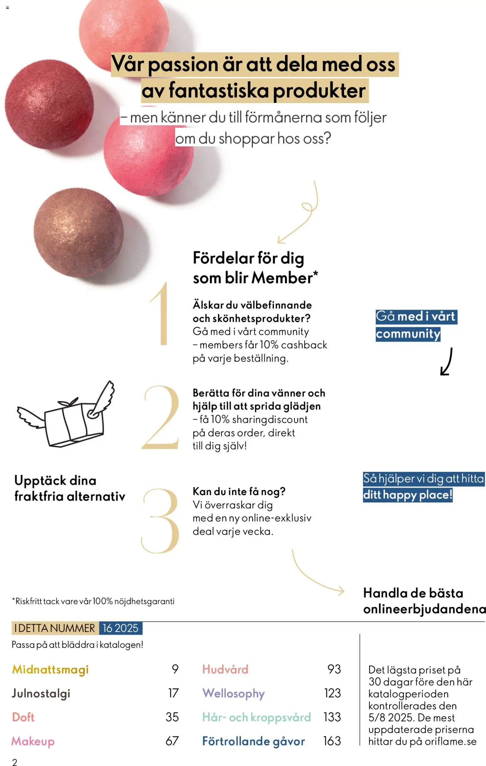 Oriflame reklamblad aktuell från 19.11.2025 | Sida: 2 | Produkter: Doft