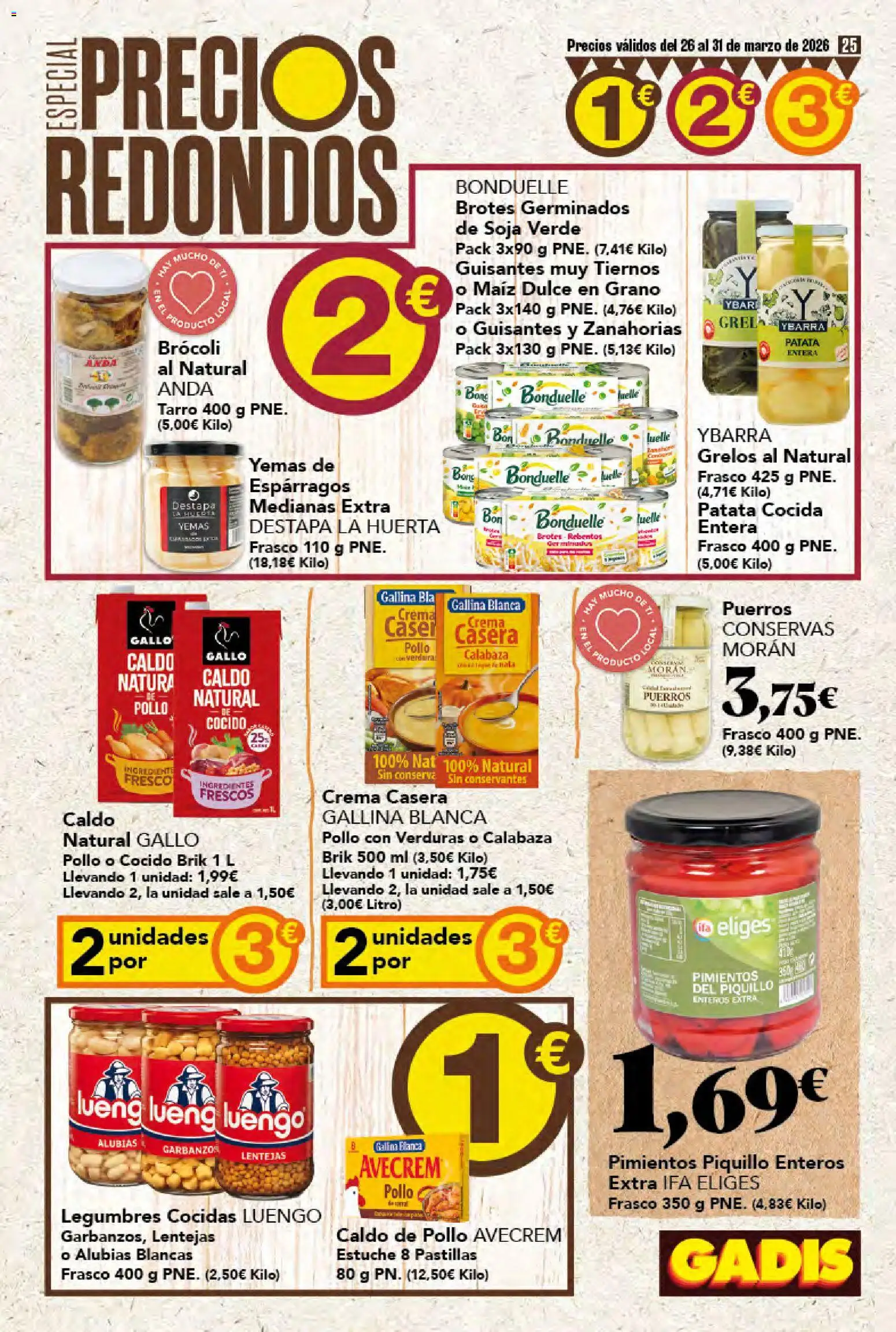 Gadis folleto │ válido desde el 26.03.2026 | Página: 25 | Productos: Κρεμάστρα, Πράσινο τσάι, Νερό καρύδας, Crema