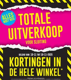 Cora - Liquidatie - Voorbeeld van een folder van Cora, geldig van 10.11.2025