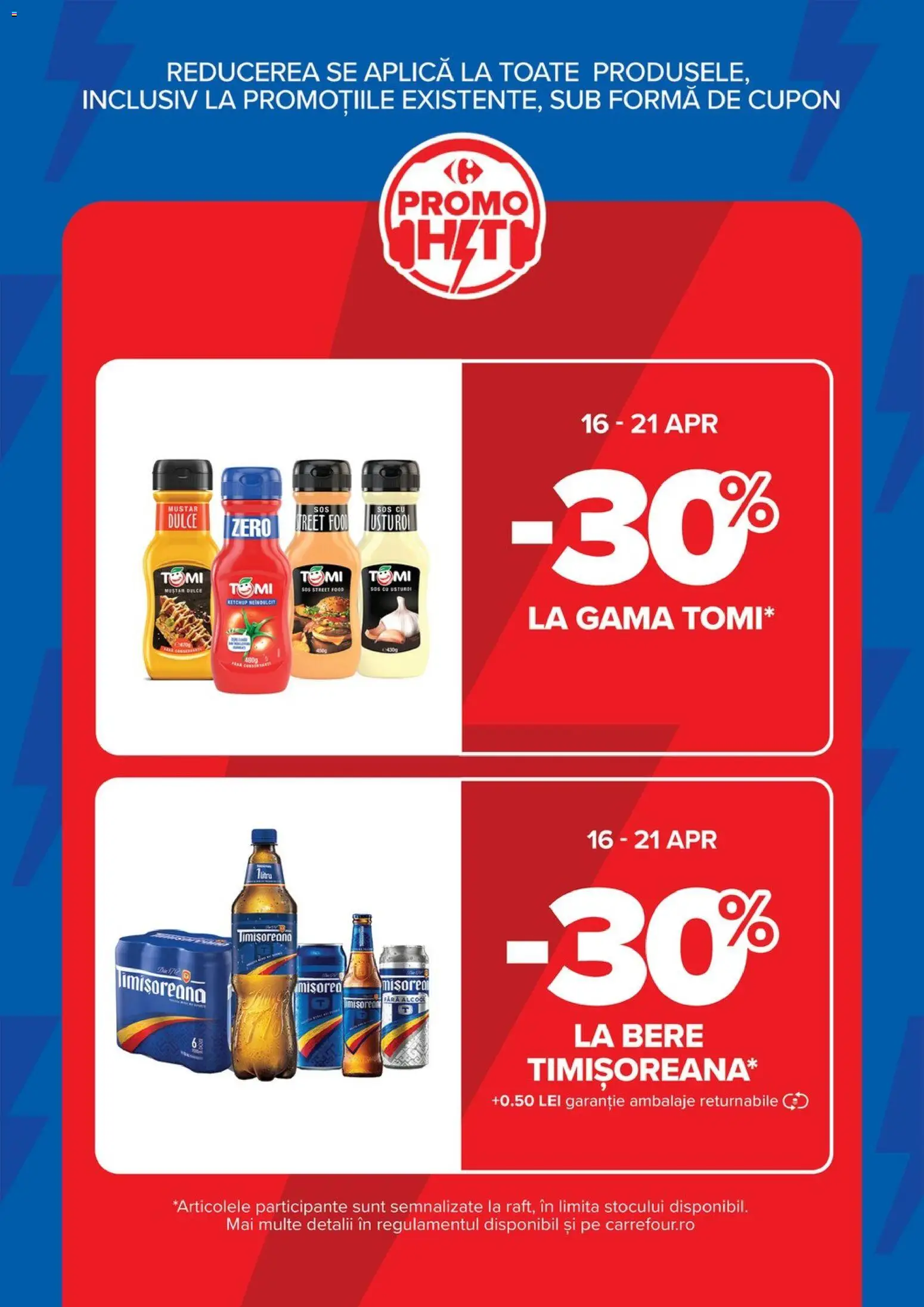 Noul catalog Carrefour – valabil de la 15.04.2026 | Pagină: 3 | Produse: Bere, Sos