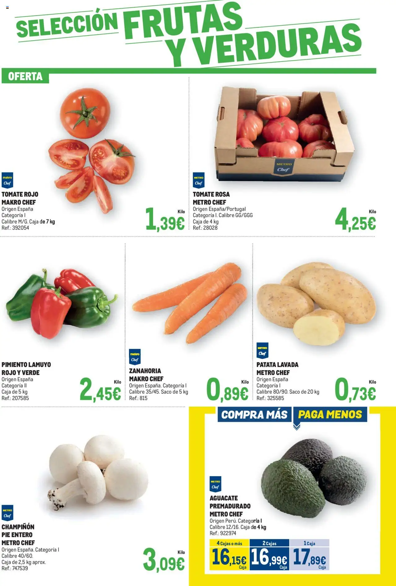 Makro - Fresco Leganés │ válido desde el 30.09.2025 | Página: 3 | Productos: Κάδος απορρυμάτων, Zanahoria, Caja