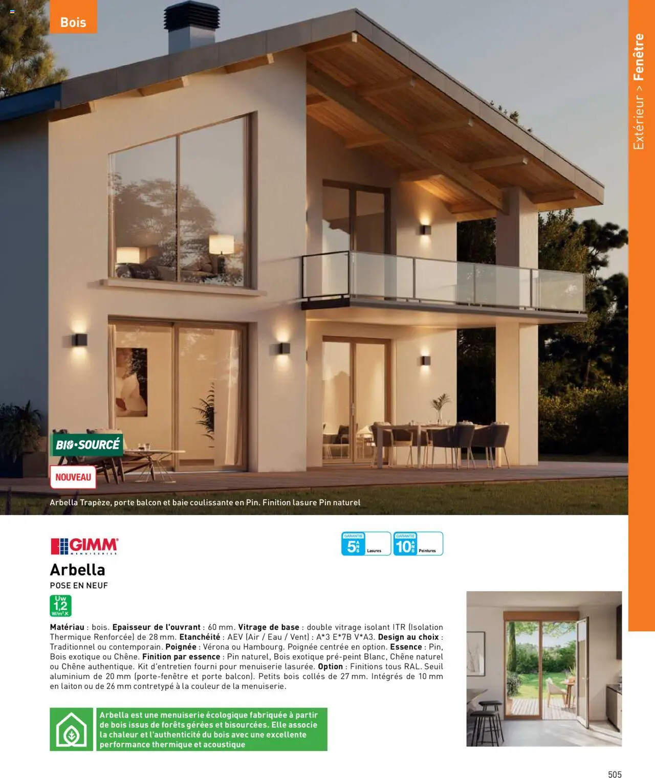  | Page: 505 | Produits: Base, Baie coulissante, Porte