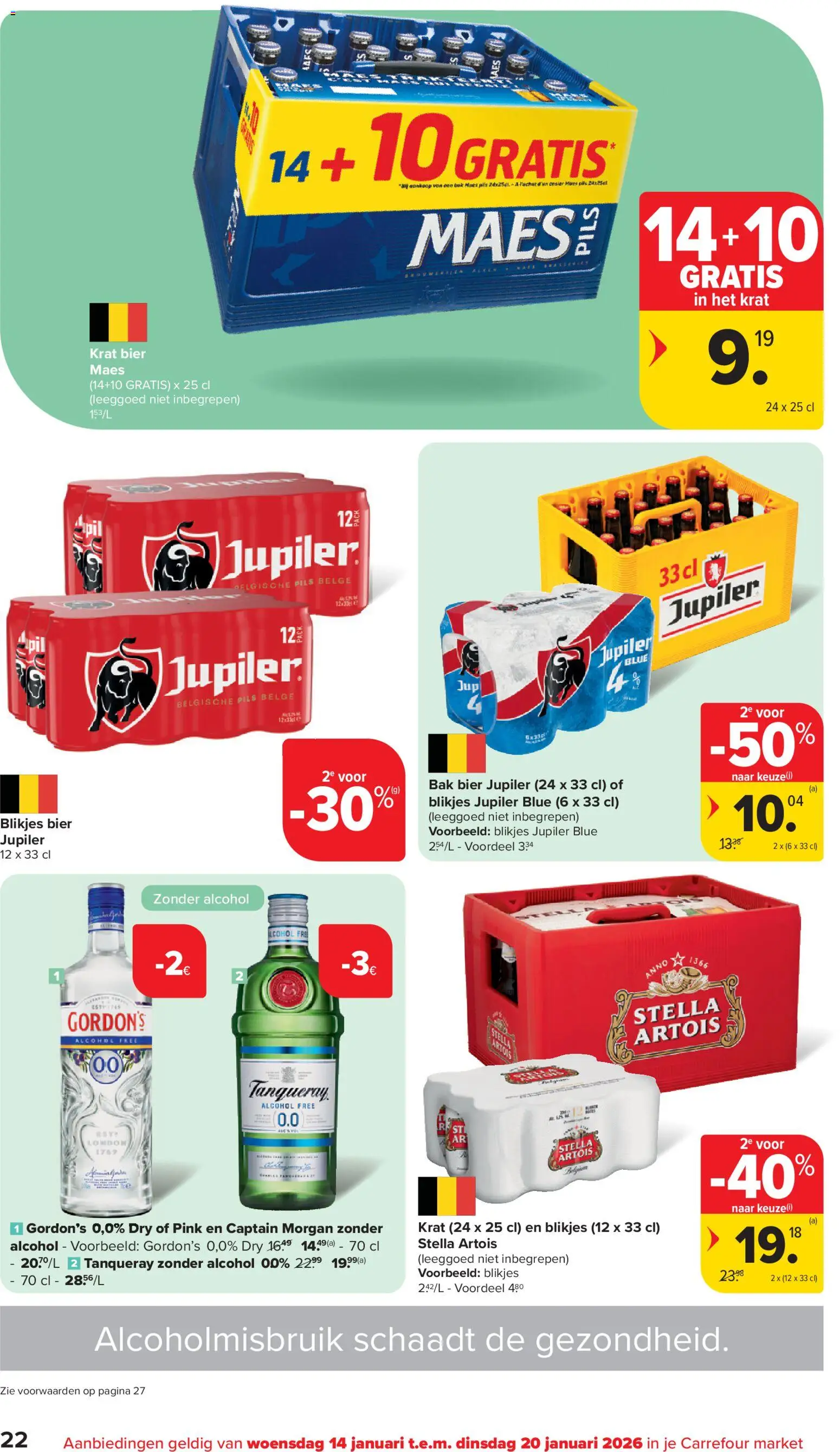 {H1} | Pagina: 22 | Producten: Bier, Mars, Alcohol