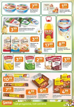 Pogląd oferty "Gama gazetka" - ważna od 26.03.2026 | Strona: 6 | Produkty: Papier do pieczenia, Mascarpone, Ser, Twaróg