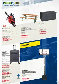 Metro katalog - važi od 18.09.2025 | Strana: 15 | Proizvode: Kofer, Sto, Kutija