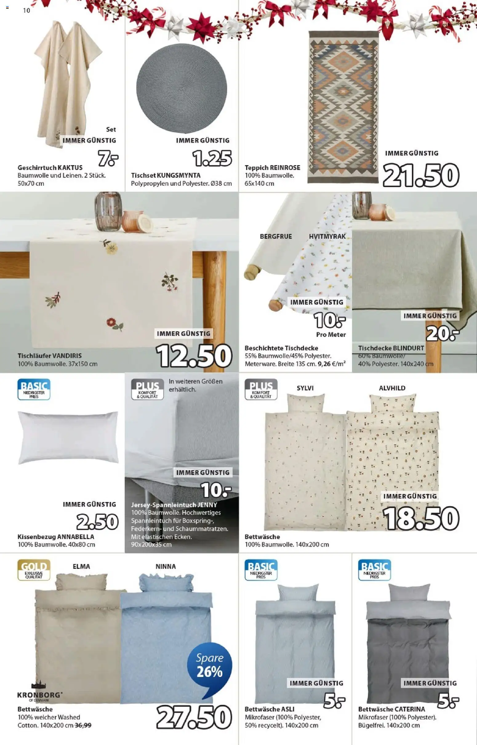 JYSK Angebote gültig ab 10.12.2025 | Seite: 10 | Produkte: Teppich