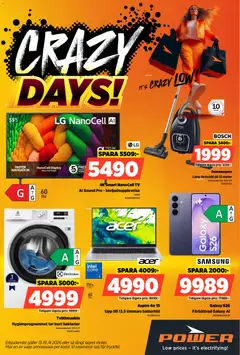Power erbjudanden - Förhandsvisning av reklamblad från butik Power aktuell från 13.04.2026