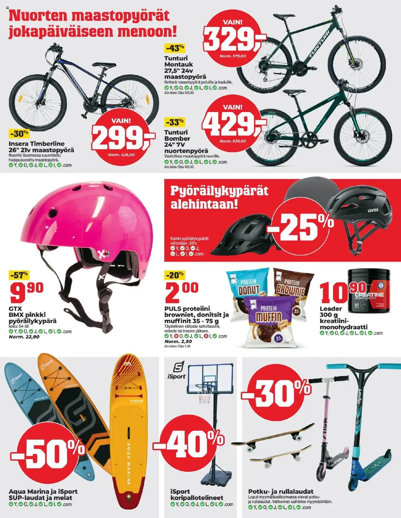  | Sivu: 10 | Tuotteet: Pyöräilykypärä, Maastopyörä