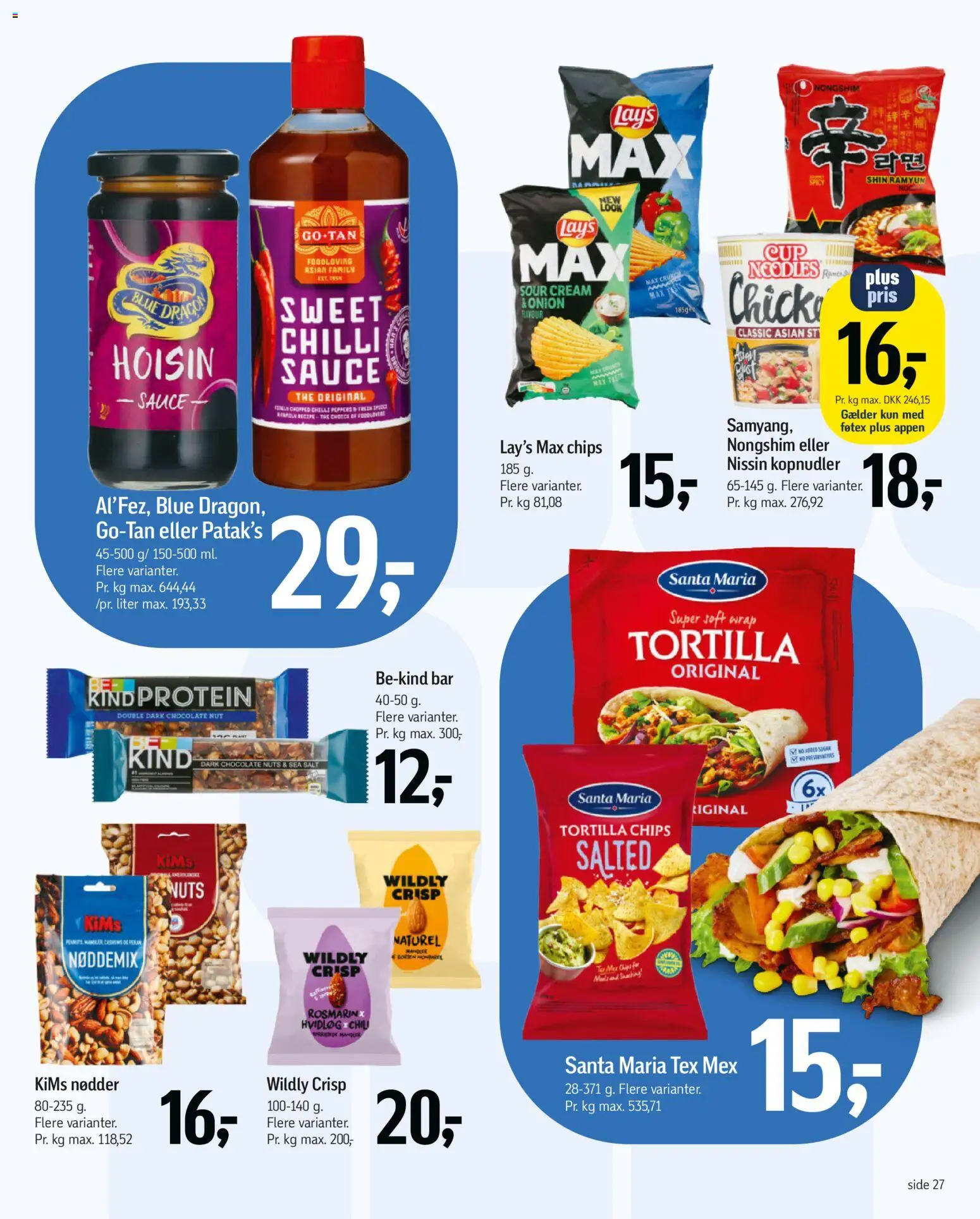 Føtex tilbudsavis – gyldig fra 27.02.2026 | Side: 55 | Produkter: Chips, Nødder, Salt, Chilli