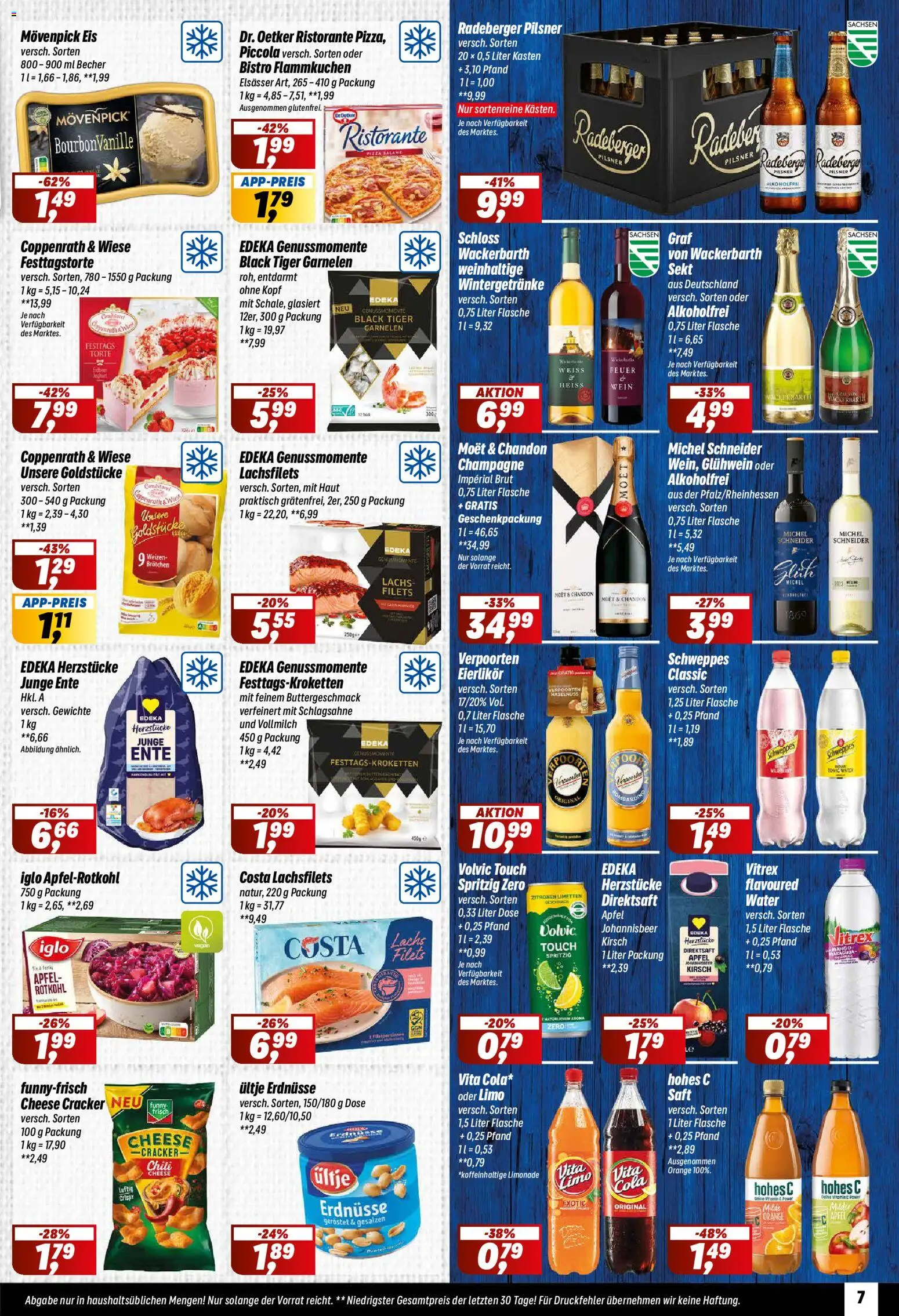 Simmel Prospekt 	 – gültig ab 15.12.2025 | Seite: 7 | Produkte: Cola, Schlagsahne, Volvic touch, Radeberger pilsner