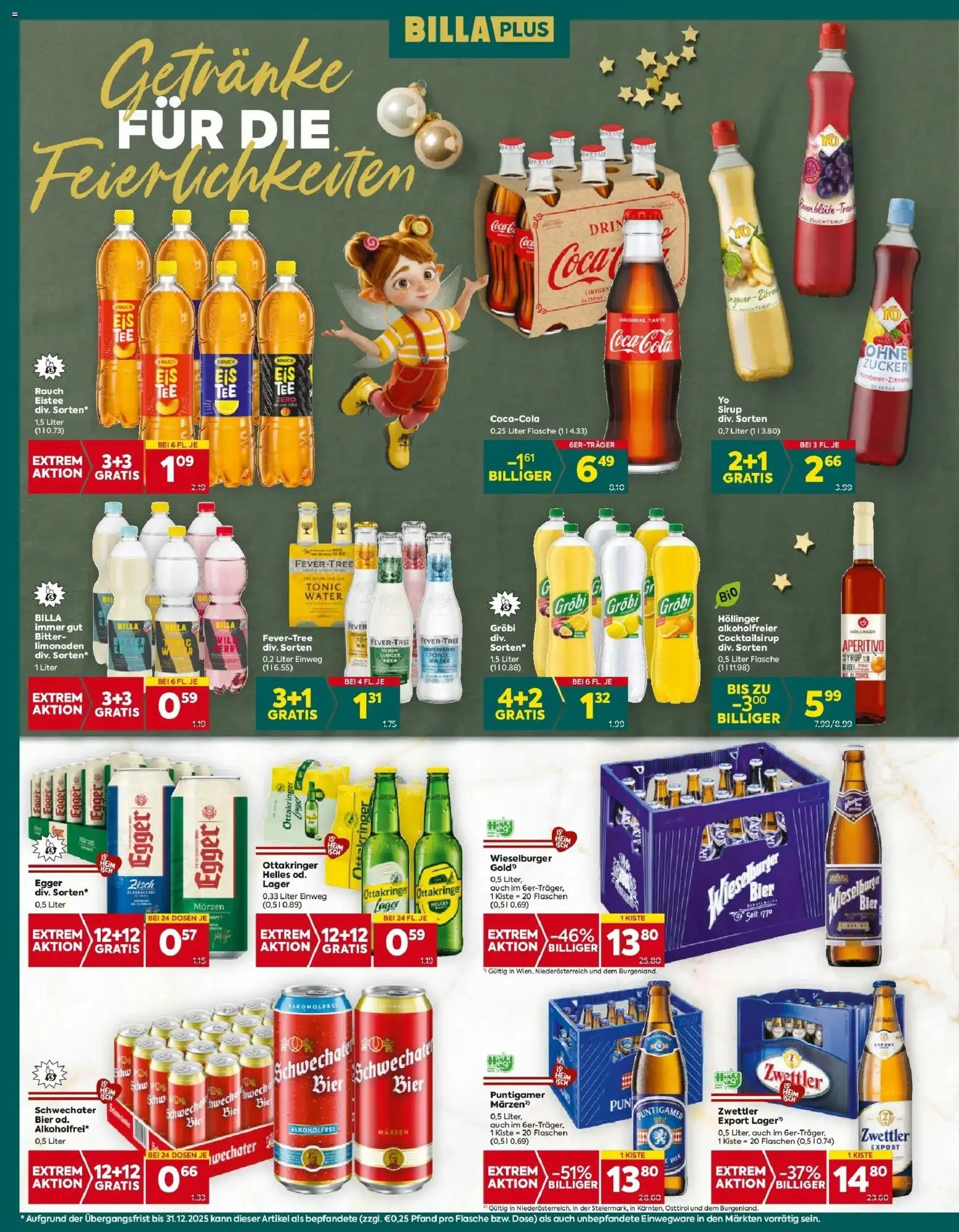Billa Plus Flugblatt - Burgenland gültig ab 18.12.2025 | Seite: 15 | Produkte: Zucker, Butter, Bier