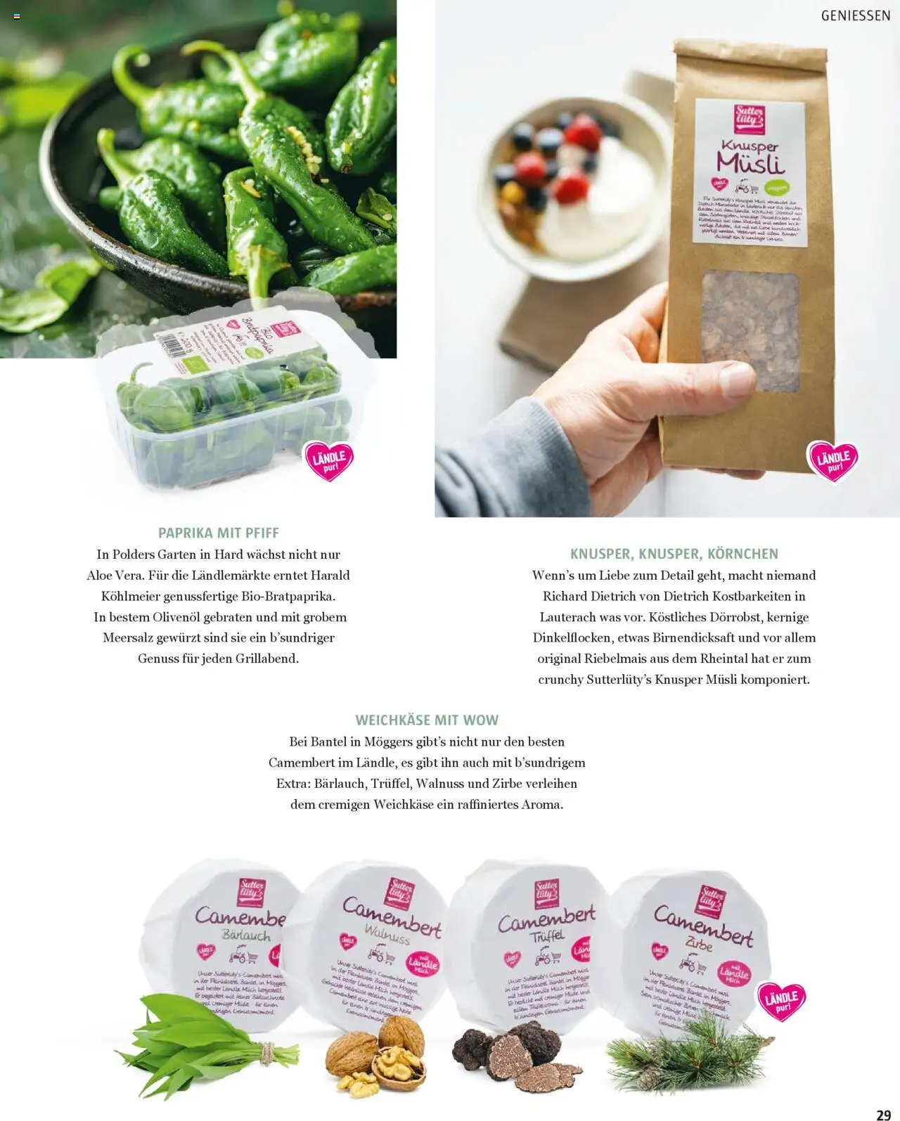 Sutterlüty B’sundrig Magazine gültig ab 18.06.2025 | Seite: 92 | Produkte: Milch