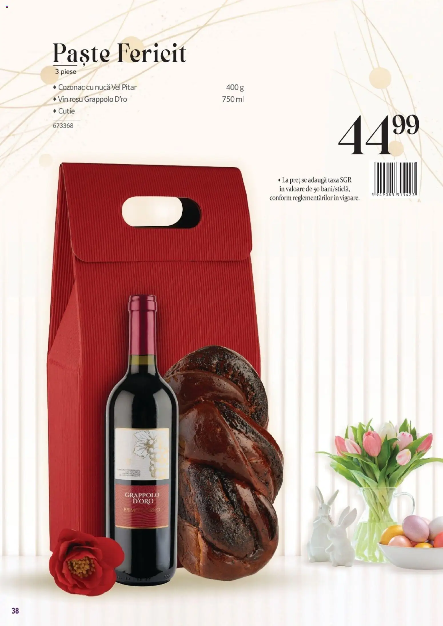 Noul catalog Selgros – valabil de la 13.03.2026 | Pagină: 38 | Produse: Cutie, Vin, Paste